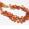 Natural Hessonite Garnet Smooth Hand Polished Pear Drop Briolette Beads Strand Rondelles Sold per 6 beads & Sizes from 10mm to 11mm approx. Garnets /???rn?t/ are a group of silicate minerals that have been used since the Bronze Age as gemstones and abrasives. Garnets /???rn?t/ are a group of silicate minerals that have been used since the Bronze Age as gemstones and abrasives. The different species are pyrope, almandine, spessartine, grossular (varieties of which are hessonite or cinnamon-stone and tsavorite), uvarovite and andradite.  